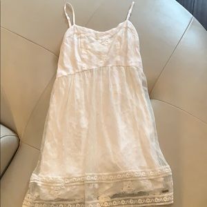 White Abercrombie kids dress